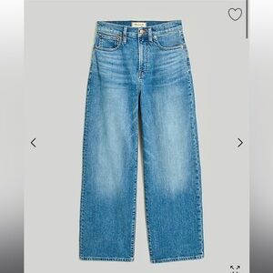 NEW Madewell Petite The Perfect Vintage Wide-Leg Jean
